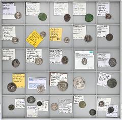 GREEK COINS LOTS GRIECHISCHER MÜNZEN Lot griechischer Silbermünzen: Das interessante Lot enthält überwiegend griechische Silbergepräge, darunter Drachmen aus Istros, Apollonia Pontica, Larissa, Macedo