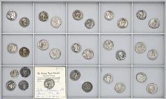 ROMAN COINS LOTS RÖMISCHER MÜNZEN Lot römischer Silbermünzen: Das interessante Lot enthält überwiegend kaiserzeitliche Denare des 1. bis 3 Jahrhunderts. Es finden sich Prägungen folgender Kaiser und i