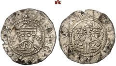 EUROPEAN COINS AND MEDALS NIEDERLANDE, FRIESLAND Grafschaft. Egbert II. 1068-1090. Denar (Denier of Penning), Dokkum. 0.56 g. ‰ ECBERTVS Gekrönter, bärtiger Kopf v. v.//q DOGGINGVN Zwei lockige und bä