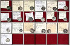 ROMAN COINS LOTS RÖMISCHER MÜNZEN Lot römischer Silbermünzen: Das interessante Lot enthält überwiegend Denare der römischen Kaiserzeit vom 1. bis 3. Jahrhundert, darunter auch Prägungen des Vitellius,