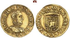 EUROPÄISCHE MÜNZEN UND MEDAILLEN FRANKREICH/LOTHRINGEN HERZOGTUM Charles III., 1545-1608. Florin d'or o. J. 3,20 g ‡ ° CAROL D G CAL LOTAR B DVX Geharnischtes Brustbild r.//‡ MONETA AVREA NANCEII CVSA