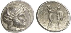TETRADRACHMEN DES HELLENISMUS DIE SAMMLUNG DIETER GRUNOW, BERLIN GRIECHEN SYRIA KÖNIGREICH Seleukos I., 312-280 v. Chr. AR-Tetradrachme, 311/305 v. Chr., Susa; 16,62 g. Kopf (des Seleukos, Alexander o