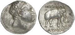 TETRADRACHMEN DES HELLENISMUS DIE SAMMLUNG DIETER GRUNOW, BERLIN GRIECHEN SYRIA KÖNIGREICH Antiochos III., 223-187 v. Chr. AR-Tetradrachme, nach 197 v. Chr., unbestimmte Münzstätte im nördlichen Mesop