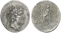TETRADRACHMEN DES HELLENISMUS DIE SAMMLUNG DIETER GRUNOW, BERLIN GRIECHEN SYRIA KÖNIGREICH Alexander I., 150-145 v. Chr. AR-Tetradrachme, Jahr 164 seleukidischer Ära (= 149/148 v. Chr.), Antiochia; 16