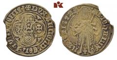 THE NETHERLANDS Herzogtum. Arnold von Egmond, 1423-1473. Goldgulden (Florin d'or) o. J. 2,74 g. Delm. 604 (R); Fb. 56. GOLD. Randabbruch, schön-fast sehr schön
