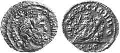 RÖMISCHE MÜNZEN (ROMAN COINS) MÜNZEN DER RÖMISCHEN KAISERZEIT MÜNZEN DER RÖMISCHEN KAISERZEIT Maximinus II. Daia, 305-313. Æ-Festdenar, Alexandria, 3. Offizin; 1.17 g. DEO SANCT-O SARAPIDI Drapierte B