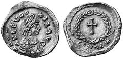 RÖMISCHE MÜNZEN (ROMAN COINS) MÜNZEN DER RÖMISCHEN KAISERZEIT MÜNZEN DER RÖMISCHEN KAISERZEIT Theodosius II., 408-450 für Licinia Eudoxia. Ô-Tremissis, 444/450, Constantinopolis; 1.47 g. Drapierte Büs