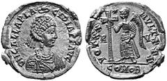 RÖMISCHE MÜNZEN (ROMAN COINS) MÜNZEN DER RÖMISCHEN KAISERZEIT MÜNZEN DER RÖMISCHEN KAISERZEIT Valentinianus III., 425-455 für Galla Placidia. Ô-Solidus, 430/445, Ravenna; 4.45 g. Drapierte Büste r. mi