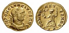 RÖMISCHE MÜNZEN (ROMAN COINS) MÜNZEN DER RÖMISCHEN KAISERZEIT MÜNZEN DER RÖMISCHEN KAISERZEIT Tacitus, 275-276. AV-Aureus, Antiochia; 4.75 g. IMP C M CL TACITVS AVG Drapierte Büste r. mit Lorbeerkranz