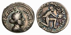 RÖMISCHE MÜNZEN (ROMAN COINS) MÜNZEN DER RÖMISCHEN KAISERZEIT MÜNZEN DER RÖMISCHEN KAISERZEIT Augustus, 30 v.-14 n. Chr. AR-Denar, 19 v. Chr., Rom, P. Petronius Turpilianus; 3,76 g. Feroniabüste r.//K