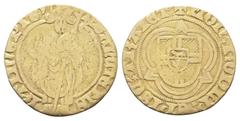 EUROPÄISCHE MÜNZEN UND MEDAILLEN NIEDERLANDE UTRECHT Bistum. Rudolf von Diepholz, 1433-1455. Goldgulden (Florin d'or) o. J. 2,35 g. St. Martinsgoldgulden. Delm. 939; Fb. 188. GOLD. Beschnitten, schön