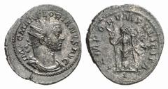 RÖMISCHE MÜNZEN (ROMAN COINS) MÜNZEN DER RÖMISCHEN KAISERZEIT Florianus, 276. B-Antoninian, Lugdunum, 3. Offizin; 3.75 g. Drapierte Büste r. mit Strahlenbinde//Felicitas steht r. mit Caduceus und Füll