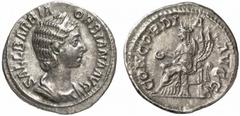 RÖMISCHE MÜNZEN (ROMAN COINS) MÜNZEN DER RÖMISCHEN KAISERZEIT MÜNZEN DER RÖMISCHEN KAISERZEIT Severus Alexander, 222-235 für Orbiana. AR-Denar, 225, Rom; 2.72 g. Drapierte Büste r. mit Diadem//Concord