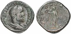 RÖMISCHE MÜNZEN (ROMAN COINS) MÜNZEN DER RÖMISCHEN KAISERZEIT MÜNZEN DER RÖMISCHEN KAISERZEIT Pupienus, 238. Æ-Sesterz, Rom; 21.93 g. Drapierte Büste r. mit Lorbeerkranz//Victoria steht l. mit Kranz u