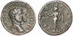 RÖMISCHE MÜNZEN (ROMAN COINS) MÜNZEN DER RÖMISCHEN KAISERZEIT MÜNZEN DER RÖMISCHEN KAISERZEIT Carinus, 283-285 und Numerianus. Æ-Denar, Lugdunum (?); 1.99 g. Kopf des Carinus mit Lorbeerkranz und drap