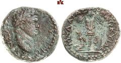 THE SAMEL COLLECTION OF JEWISH COINS AND MEDALS The Aftermaths of the Great Revolt – The Romans' Victory Celebrations and the Humiliation of the Defeated (70-81 CE). Flavian dynasty, 71-96. Æ-23 mm, 7