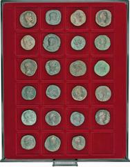 RÖMISCHE MÜNZEN LOTS RÖMISCHER MÜNZEN Sesterze des späten 2. Jahrhunderts: Enthalten sind Prägungen des Didius Iulianus, Clodius Albinus, Septimius Severus und der Iulia Domna, darunter auch eine Präg