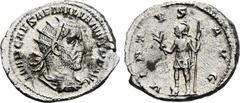 ROMAN COINS ROMAN COINS MÜNZEN DER RÖMISCHEN KAISERZEIT Aemilianus, 253. AR-Antoninian, Rom; 4,77 g. Drapierte Büste r. mit Strahlenbinde//Virtus steht l. mit Zweig und Speer. Coh. 59; RIC 22. R Leich