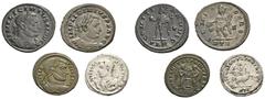ROMAN COINS MÜNZEN DER RÖMISCHEN KAISERZEIT Licinius I., 308-324. B-Argenteus, 318/319, Treveri, 1. Offizin; 2,49 g. a) Drapierte Büste l. mit Lorbeerkranz, Mappa und Zepter//Adler trägt Kaiser mit Bl