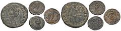 ROMAN COINS MÜNZEN DER RÖMISCHEN KAISERZEIT Theodosius I., 379-395 für Aelia Flaccilla. Æ-Maiorina, 379/383, Constantinopolis; 4,95 g. a) Drapierte Büste r. mit Diadem//Victoria sitzt r. und schreibt 