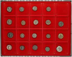 ROMAN COINS LOTS RÖMISCHER MÜNZEN Römische Provinzialprägungen des 3. Jahrhunderts: Enthalten sind 16 alexandrinische Tetradrachmen (Maximinus I. Thrax, Philippus I. Arabs, Traianus Decius, Salonina, 