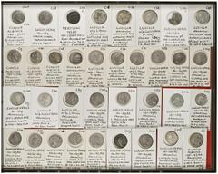 ROMAN COINS LOTS RÖMISCHER MÜNZEN Denare des Lucius Verus und der Lucilla: Enthalten sind folgende Reversmotive: Lucius Verus (28 Stück). Aequitas; Fortuna; Gefangener Parther; Mars; Pax; Pietas; Prov