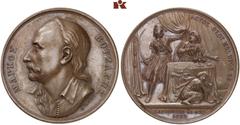 EUROPÄISCHE MÜNZEN UND MEDAILLEN GRIECHENLAND. Zeit der Befreiungskriege, 1821-183 Bronzemedaille 1823, von K. Lange, auf Markos Botzaris, *1788 Suli, Epirus, †1823 bei Karpenisi, Held des griechische