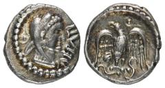 CELTIC COINS BRITANNIA ATREBATES. Epaticcus, 35-43. AR-Quinar; 1,32 g. Büste im Löwenfell r.//Adler steht fast v. v. Rudd, Ancient British Coins 1346; van Arsdell 580-1. Feine Tönung, sehr schön