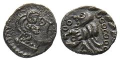 CELTIC COINS GERMANIA ANONYM. AR-Quinar, Typ Nauheim, 100/50 v. Chr.; 1,22 g. Kopf r. in Torques//Vogelmännchen l. mit Torques. Castelin, Zürich 1113 ff.; Dembski 354 ff. Feine Tönung, sehr schön/vorz
