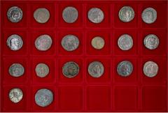 ROMAN COINS LOTS RÖMISCHER MÜNZEN Folles des späten 3. und 4. Jahrhunderts: Enthalten sind Exemplare der Tetrarchen Diocletianus, Maximianus, Constantius I. und Galerius, sowie auch des Maximinus II. 