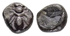 GREEK COINS GREEK COINS IONIA EPHESOS. AR-1/24 Stater, 550/500 v. Chr.; 1 g. Biene//Incusum. SNG Kayhan verg. 115. Sehr schön