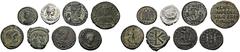 ROMAN COINS ROMAN COINS LOTS RÖMISCHER MÜNZEN Lot Römischer Münzen: In diesem Lot sind 4 spätrömische Bronzemünzen enthalten. Dazu ein Denar des Caracalla (RIC 120) sowie ein Antoninian des Carus. Daz
