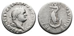 Roman Imperial Titus, 79-81. AR Denarius (17.8 mm, 3.13 g.), Rome, AD 80, 1 January – 30 June. IMP TITVS CAESAR VESPASIAN AVG P M, laureate head of Titus to right. Rev. TR P [IX IMP XV] COS VIII P P, 