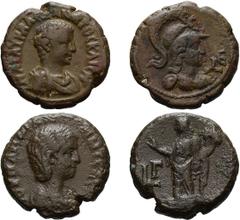 Lot of three billon tetradrachms of Severus Alexander and Julia Mamaea, including one ex Dattari. (1) Severus Alexander as Caesar, Year 5 = 221/2 AD, 11.30g. Bare-headed, draped, cuirassed bust right 