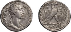 Roman Empire Nerva. Tetradrachm. 96-98 AD. Tetradrachm, 14.44g (12h). Seleucis and Pieria, Antiochia ad Orontem, Year 1=96/7 AD. Obv: AVT NEPOVΣ - KAIΣ ΣEB Bust laureate right, aegis with Medusa head 