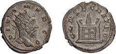 Roman Empire Divus Marcus Aurelius. Antoninianus. Died 180 AD. Antoninianus, 4.08g (7h). Rome, restored by Trajan Decius, 250-1 AD. Obv: DIVO MARCO Radiate head of Divus Marcus Aurelius right. Rx: CON