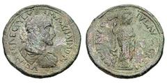 Maximinus I Thrax. 235-238 AD. AE 39, 39.50g. Pisidia, Cremna. Obv IMP CAE C IVL VER MAXIMINO AVG Laureate, draped, cuirassed bust right. Rx: MINERVA COL IVL AVG CREM Athena standing right, right hand