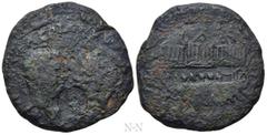 Roman Provincial Coins BITHYNIA. Nicomedia. Valerian I with Gallienus (251-260). Ae. Obv: ΑΥΤ ΟΥΑΛΕΡΙΑΝΟϹ ΓΑΛΛΗΝΟϹ ϹΕΒΒ. Confronted radiate, draped and cuirassed busts of Valerian and Gallienus; c/m: 