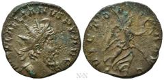 Roman Imperial Coins LAELIANUS (Usurper, 269). Antoninianus. Colonia Agrippinensis. Obv: IMP C LAELIANVS P F AVG. Radiate and cuirassed bust right. Rev: VICTORIA AVG. Victory advancing right, holding 
