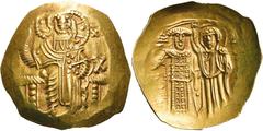 KAISERREICH NICAEA KAISERREICH NICAEA, KAISERREICH NICAEA JOHANNES III. 1222-1254, Magnesia.Au-Hyperpyron. Christus thront frontal. Über der rechten Throhnlehne X. Rs: Kaiser wird von Maria bekrönt. S