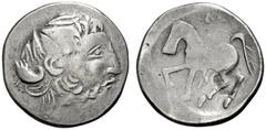KELTEN, DONAUKELTEN, IMIT. D. TETRAD. PHILIPPOS II. Tetradrachme. Typ Sattelkopfpferd. Stilisierter Zeuskopf r. Rs: Pferd l., Reiter angedeutet. OTA 300, 1. 8.61g, ss