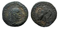 Roman Empire Trajano Decio. Seleucis y Pieria. Tetradracma. 249-250 d.C. Antioquía. (McAlee-1116a). Anv.: AVT K Γ MЄ KY TPAIANOC ΔЄKIOC CЄB. Busto laureado, drapeado y con corazón a derecha, • bajo el