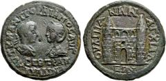 Roman Provincial Coins THRACE. Anchialus. Gordian III with Tranquillina (238-244). Ae. Obv: ΑVΤ Κ Μ ΑΝΤ ΓΟΡΔΙΑΝΟC ΑVΓ CΕΒ ΤΡΑΝΚVΛΛΙΝΑ. Draped busts of Gordian, laureate, draped and cuirassed, and Tran