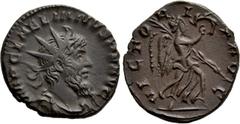 Roman Imperial Coins LAELIANUS (Usurper, 269). Antoninianus. Colonia Agrippinensis. Obv: IMP C LAELIANVS P F AVG. Radiate, draped and cuirassed bust right. Rev: VICTORIA AVG. Victory advancing right, 