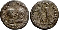 Roman Provincial Coins THRACE. Mesambria. Gordian III with Tranquillina (238-244). Ae. Obv: AVT K M ANT ΓOPΔIANOC AVΓ CEB / TPANKVΛΛINA. Laureate, draped and cuirassed bust of Gordian and draped bust 
