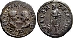 Roman Provincial Coins THRACE. Mesambria. Philip I 'the Arab', with Otacilia Severa (244-249). Ae. Obv: ΑΥΤ Μ ΙΟΥΛ ΦΙΛΙΠΠΟC Μ WΤ CЄΒΗΡΑ ϹЄB. Draped busts of Philip, laureate and cuirassed, and Otacili