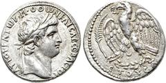 Roman Provincial Coins SELEUCIS & PIERIA. Antioch. Otho (69). Tetradrachm. Dated RY 1 (AD 69). Obv: ΑΥΤΟΚΡΑΤωΡ Μ ΟΘωΝ ΚΑΙϹΑΡ ϹЄΒΑϹΤΟϹ. Laureate head right. Rev: ЄΤΟΥϹ A. Eagle standing left on branch,