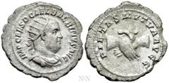Roman Imperial Coins BALBINUS (238). Antoninianus. Rome. Obv: IMP CAES D CAE L BALBINVS AVG. Radiate, draped and cuirassed bust right. Rev: PIETAS MVTVA AVGG. Clasped hands. RIC 12. Condition: Very fi