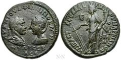Roman Provincial Coins MOESIA INFERIOR. Marcianopolis. Philip I The Arab, with Otacilia Severa (244-249). Ae Pentassarion. G. Prastina Messallinus, legatus Augusti pro praetore. Obv: ΑΥΤ Μ ΙΟΥΛ ΦΙΛΙΠΠ