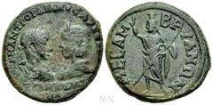 Roman Provincial Coins THRACE. Mesambria. Gordian III with Tranquillina (238-244). Ae. Obv: AVT K M ANT ΓOPΔIANOC AVΓ CABIN / TPANKVΛΛINA CE. Laureate, draped and cuirassed bust of Gordian and draped 